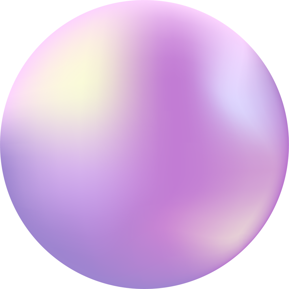 3D Pink Purple Circle Illustration