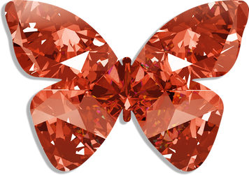 3D Butterfly Gem