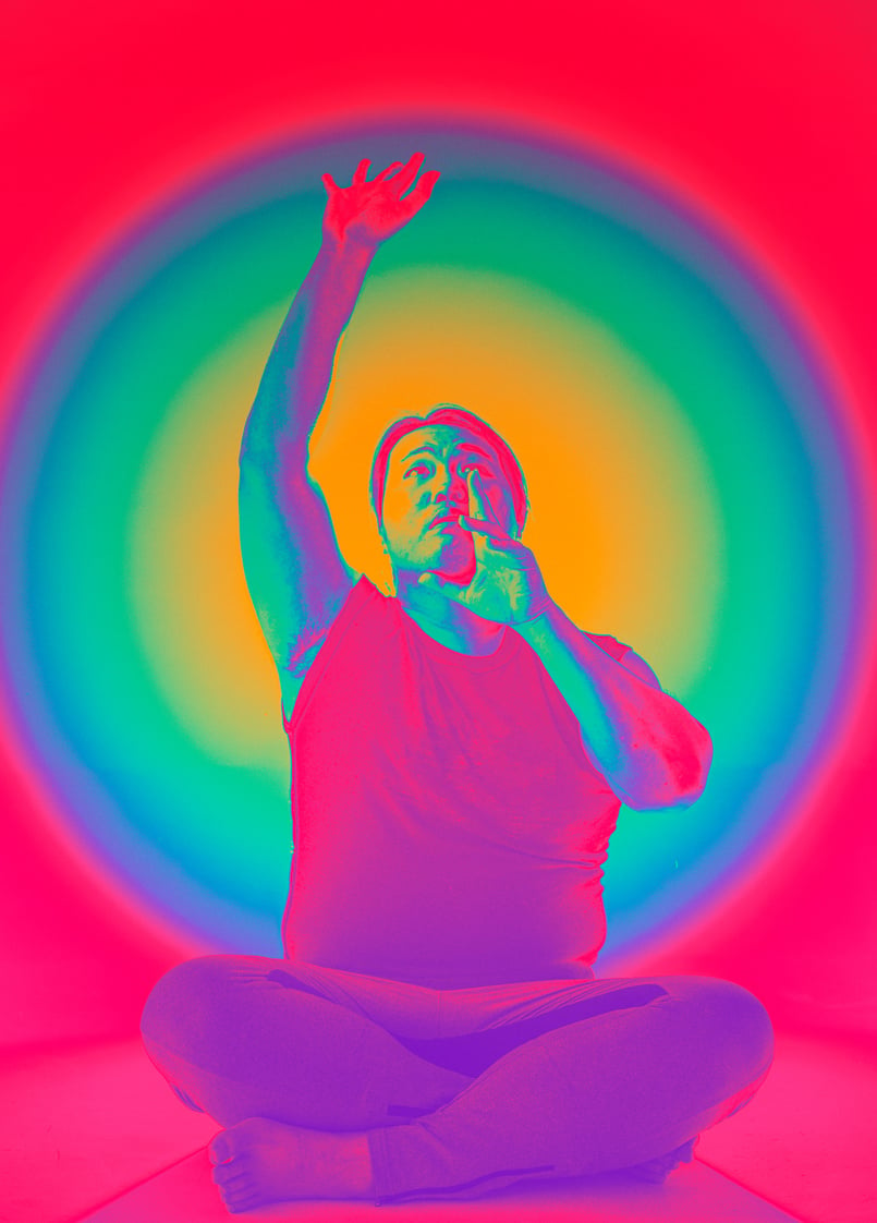 Chromatic Psychedelic Portrait of a Woman