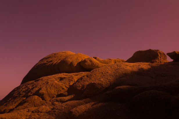 Boulders at Sunset