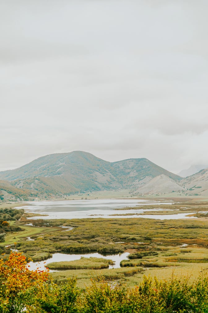 Lake and Mountain