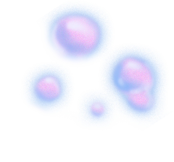 Dreamy Airbrushed Gradient Bubbles